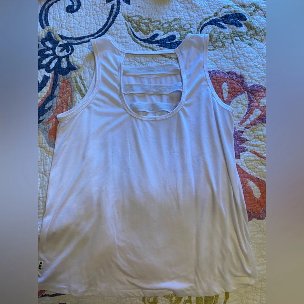 White Sports Tank - Picture 2 of 2